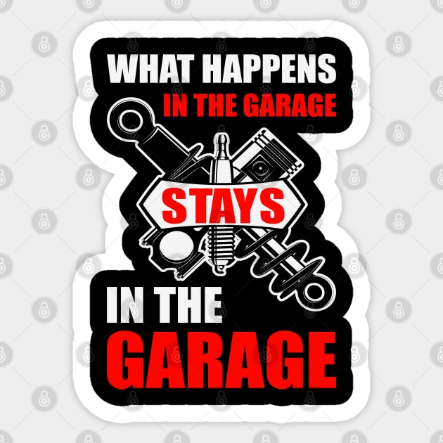Built to Fix: The Mechanic’s Life Sticker by Steve